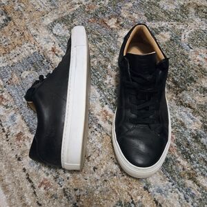 Greats Brooklyn Black Leather Sneakers 38.5/8 Italy